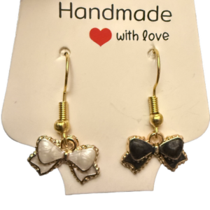 Children's bow shaped earrings